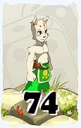 A Dofus character, Pandawa-Air, by level 74