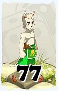 A Dofus character, Ecaflip-Air, by level 77