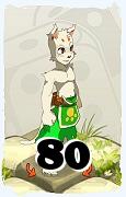 A Dofus character, Sacrier-Air, by level 80