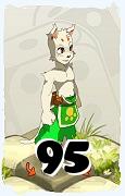 Um personagem do jogo Dofus, Ecaflip-Ar, de nivel 95