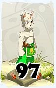 Um personagem do jogo Dofus, Ecaflip-Ar, de nivel 97