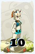 Um personagem do jogo Dofus, Ecaflip-Ar, de nivel 10