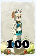 A Dofus character, Ecaflip-Air, by level 100