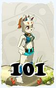 Um personagem do jogo Dofus, Ecaflip-Ar, de nivel 101