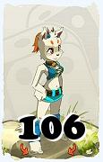 Um personagem do jogo Dofus, Ecaflip-Ar, de nivel 106