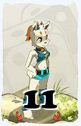 A Dofus character, Ecaflip-Air, by level 11