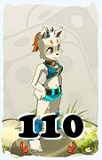 Um personagem do jogo Dofus, Ecaflip-Ar, de nivel 110