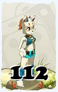 Um personagem do jogo Dofus, Ecaflip-Ar, de nivel 112