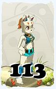 Um personagem do jogo Dofus, Ecaflip-Ar, de nivel 113