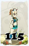 A Dofus character, Ecaflip-Air, by level 115