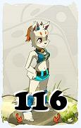 Um personagem do jogo Dofus, Ecaflip-Ar, de nivel 116