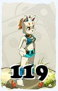 Um personagem do jogo Dofus, Ecaflip-Ar, de nivel 119