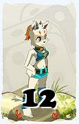 A Dofus character, Osamodas-Air, by level 12