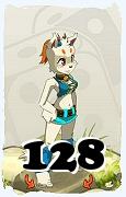 A Dofus character, Ecaflip-Air, by level 128