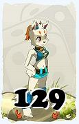 Um personagem do jogo Dofus, Ecaflip-Ar, de nivel 129