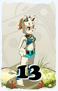 A Dofus character, Ecaflip-Air, by level 13