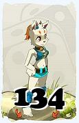 A Dofus character, Ecaflip-Air, by level 134