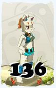 Um personagem do jogo Dofus, Ecaflip-Ar, de nivel 136