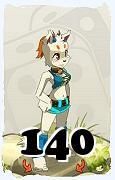 Um personagem do jogo Dofus, Ecaflip-Ar, de nivel 140