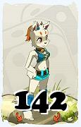 Um personagem do jogo Dofus, Ecaflip-Ar, de nivel 142