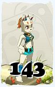 A Dofus character, Ecaflip-Air, by level 143