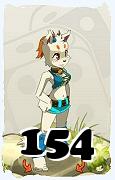 A Dofus character, Ecaflip-Air, by level 154