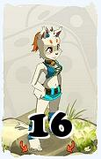 A Dofus character, Ecaflip-Air, by level 16