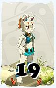 A Dofus character, Ecaflip-Air, by level 19