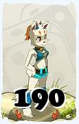 Um personagem do jogo Dofus, Ecaflip-Ar, de nivel 190