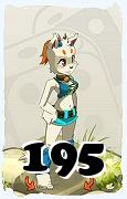 Um personagem do jogo Dofus, Ecaflip-Ar, de nivel 195