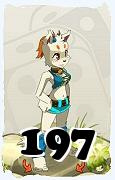 Um personagem do jogo Dofus, Ecaflip-Ar, de nivel 197