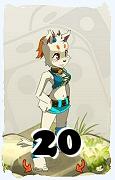 A Dofus character, Ecaflip-Air, by level 20