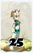 A Dofus character, Ecaflip-Air, by level 25