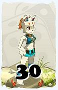 A Dofus character, Ecaflip-Air, by level 30