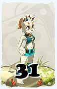 A Dofus character, Ecaflip-Air, by level 31