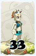 A Dofus character, Ecaflip-Air, by level 33