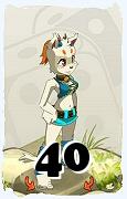 A Dofus character, Ecaflip-Air, by level 40