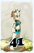 A Dofus character, Ecaflip-Air, by level 41