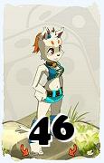 A Dofus character, Ecaflip-Air, by level 46