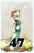 A Dofus character, Ecaflip-Air, by level 47