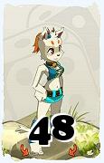 A Dofus character, Ecaflip-Air, by level 48