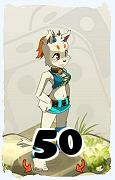 Um personagem do jogo Dofus, Ecaflip-Ar, de nivel 50