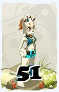 A Dofus character, Ecaflip-Air, by level 51