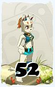 A Dofus character, Sadida-Air, by level 52