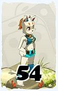 A Dofus character, Ecaflip-Air, by level 54