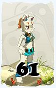 A Dofus character, Ecaflip-Air, by level 61