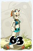 A Dofus character, Ecaflip-Air, by level 63