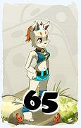 Um personagem do jogo Dofus, Ecaflip-Ar, de nivel 65