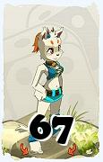 Um personagem do jogo Dofus, Ecaflip-Ar, de nivel 67