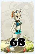 Um personagem do jogo Dofus, Ecaflip-Ar, de nivel 68